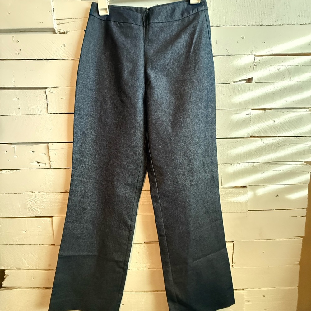 French Connection Sparkle Blue Wide Leg Jeans